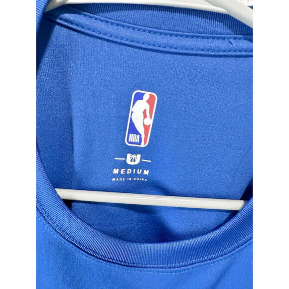 NBA Golden State Warriors blue t-shirt - jersey sz Medium - Picture 4 of 6